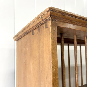 A Beautiful English Pine 19th Century Plate Rack