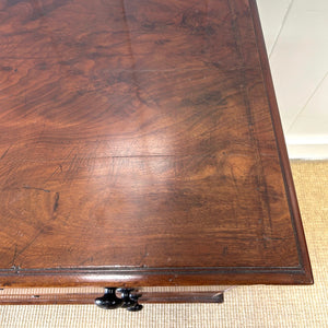 An Antique English Mahogany Chest of Drawers Dresser Tulip Feet c1890