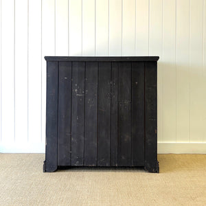 A Large Ebonized English Walnut Chest of Drawers Dresser c1890