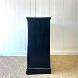 A Large Ebonized English Walnut Chest of Drawers Dresser c1890