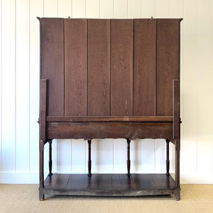 An Antique Oak 18th Century Kitchen Dresser