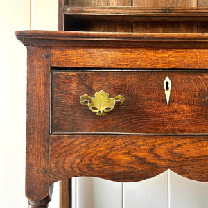 An Antique Oak 18th Century Kitchen Dresser