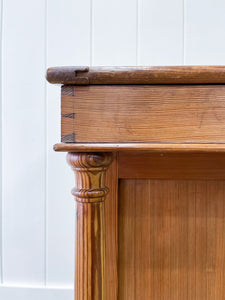 Antique English Pitch Pine Clerk's Desk c1880