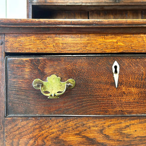 An Antique Oak 18th Century Kitchen Dresser