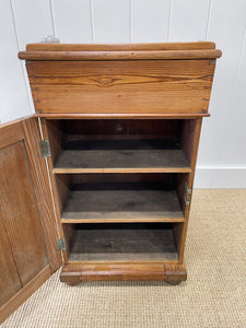 Antique English Pitch Pine Clerk's Desk c1880