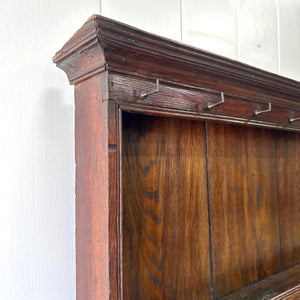 An Antique Oak 18th Century Kitchen Dresser