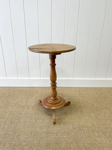 A Delightful Scandinavian Pine Candlestick Table c1890