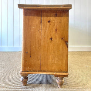 A Large English Country 7 Drawer Pine Buffet or Sideboard