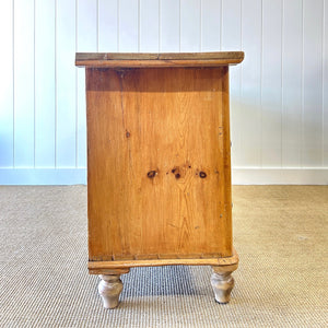 A Large English Country 7 Drawer Pine Buffet or Sideboard