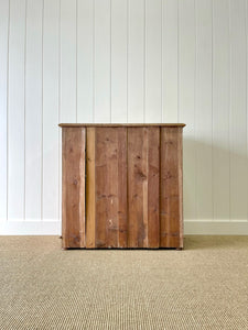 A Large  English Pine Chest of Drawers Dresser with Wooden Knobs c1890