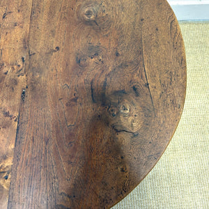 An Antique English Country Oak Folding Occasional Table