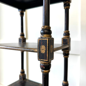 Pair of Vintage Chinoiserie Pagoda Shelves