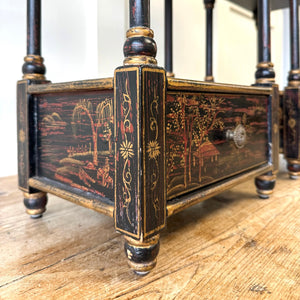 Pair of Vintage Chinoiserie Pagoda Shelves