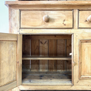 A Charming Pine Welsh Dresser or Cupboard