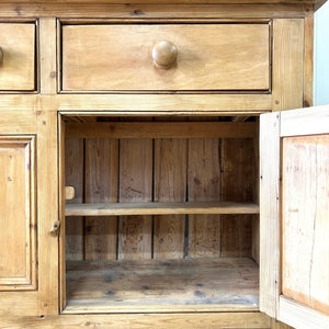 A Charming Pine Welsh Dresser or Cupboard