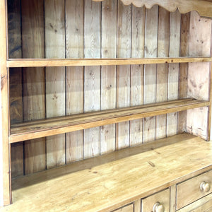 A Charming Pine Welsh Dresser or Cupboard