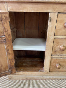 A Large 19th Century Pine Welsh Dresser or Cupboard