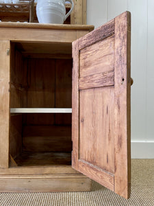 A Large 19th Century Pine Welsh Dresser or Cupboard