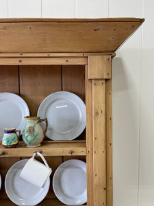 A Large 19th Century Pine Welsh Dresser or Cupboard