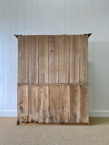 A Large 19th Century Pine Welsh Dresser or Cupboard