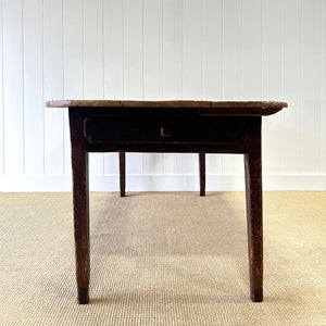 An Antique English Country 6ft Dining Table