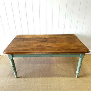 An English Country Pine Waxed 5.5ft Dining Farmhouse Table