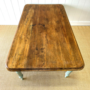 An English Country Pine Waxed 5.5ft Dining Farmhouse Table