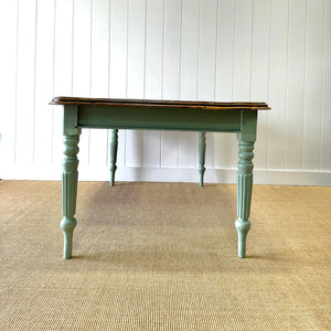 An English Country Pine Waxed 5.5ft Dining Farmhouse Table