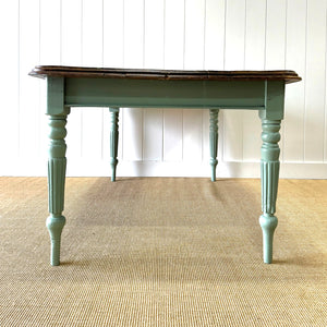 An English Country Pine Waxed 5.5ft Dining Farmhouse Table