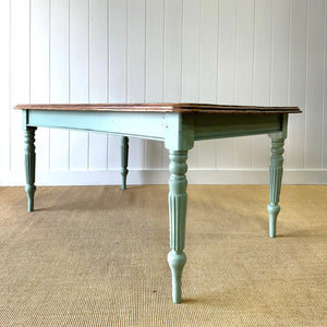 An English Country Pine Waxed 5.5ft Dining Farmhouse Table