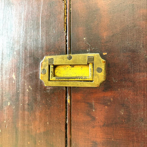 An English 19thC Pine Rent Collector's Desk