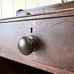 An English 19thC Pine Rent Collector's Desk