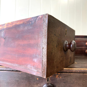 An English 19thC Pine Rent Collector's Desk