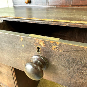 An English 19thC Pine Rent Collector's Desk