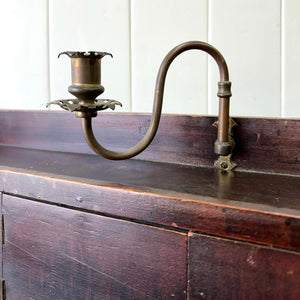 An English 19thC Pine Rent Collector's Desk