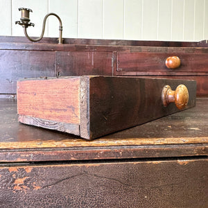 An English 19thC Pine Rent Collector's Desk