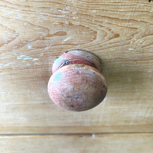 An Antique English Pine Chest of Drawers Dresser Tulip Feet c1890