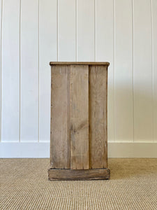 A Charming English Pine Nightstand c1890