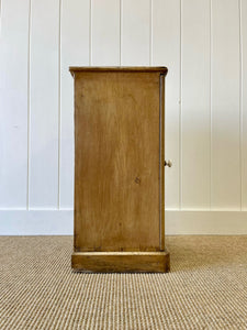 A Charming English Pine Nightstand c1890