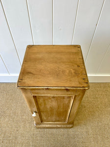 A Charming English Pine Nightstand c1890