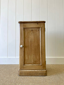 A Charming English Pine Nightstand c1890