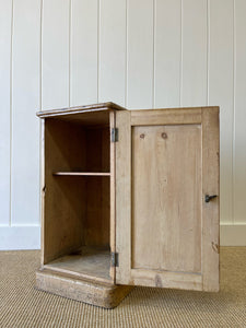 A Charming English Pine Nightstand c1890