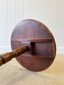 A Delicate English Mahogany Candlestick Table c1850