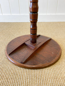 A Delicate English Mahogany Candlestick Table c1850