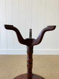 A Delicate English Mahogany Candlestick Table c1850