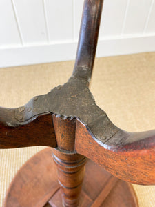 A Delicate English Mahogany Candlestick Table c1850