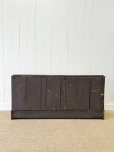 A Large English Country 7 Drawer Pine Buffet or Sideboard c1860