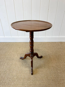 A Delicate English Mahogany Candlestick Table c1850