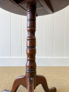 A Delicate English Mahogany Candlestick Table c1850