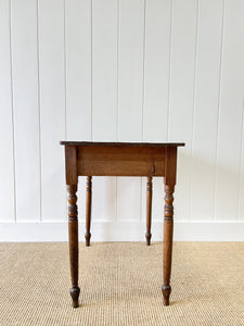 Antique English Country Pine Side Table c1890